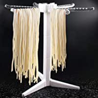 jingming Secador de pasta con 6 asas de conexión- plegable- para secar pasta- para espaguetis- pasta casera